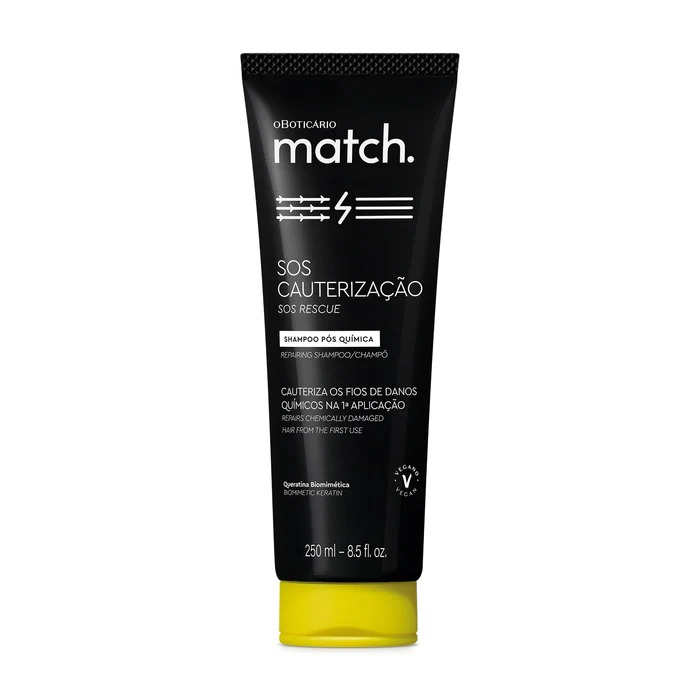 Oboticario Shampoo SOS Cauterización Pos Química 250Ml Match 82585